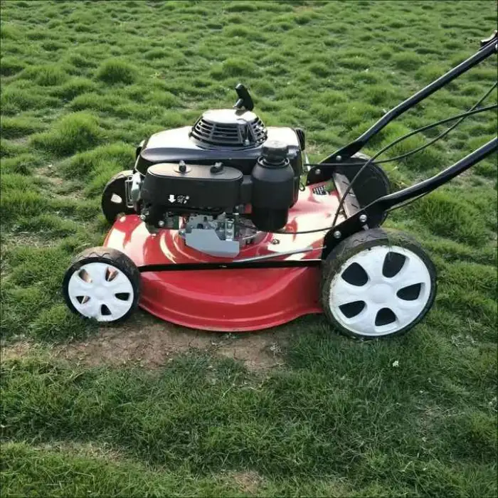 Mini Hand Pushed Gasoline Engine Petrol Grass Cutter Lawn Mower for Farm Household