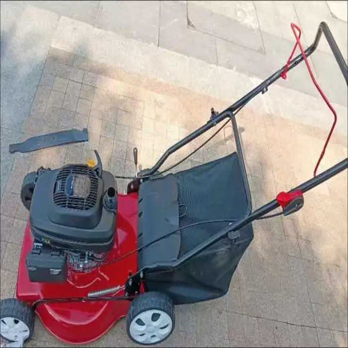 Mini Hand Pushed Gasoline Engine Petrol Grass Cutter Lawn Mower for Farm Household