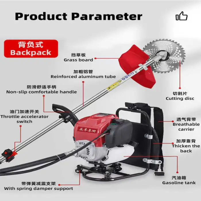 16 Inch Lawn Gasoline Mowers Cutting Bush Lawn Mower Lawn Mower