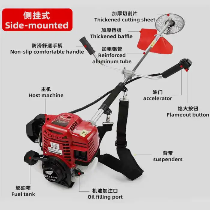 16 Inch Lawn Gasoline Mowers Cutting Bush Lawn Mower Lawn Mower