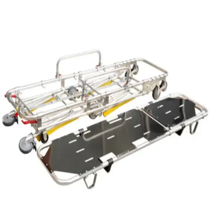 Ginee Medical Medical Equipment Distribution Clinic Emergency Stretcher Hospital Use Ambulance Patient Stretcher Trolley