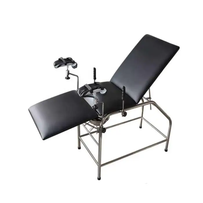 Equipment Professional Stainless Steel Foldable Portable Gynecology Examination Surgical Operation Table