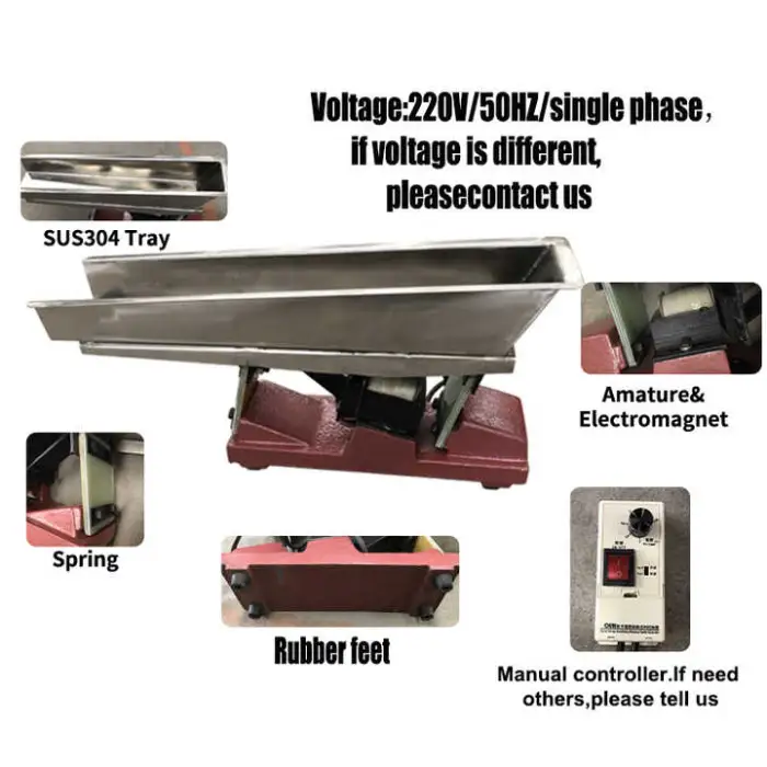 DZJX Food Industry Mining Linear Processing Small GZV3 Electromagnetic Vibrating Feeder