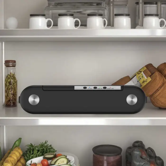 Kitchen Automatic Vacuum Sealing Machine Handheld Fresh Food Saver   Vacuum Sealer Power Made Plastic