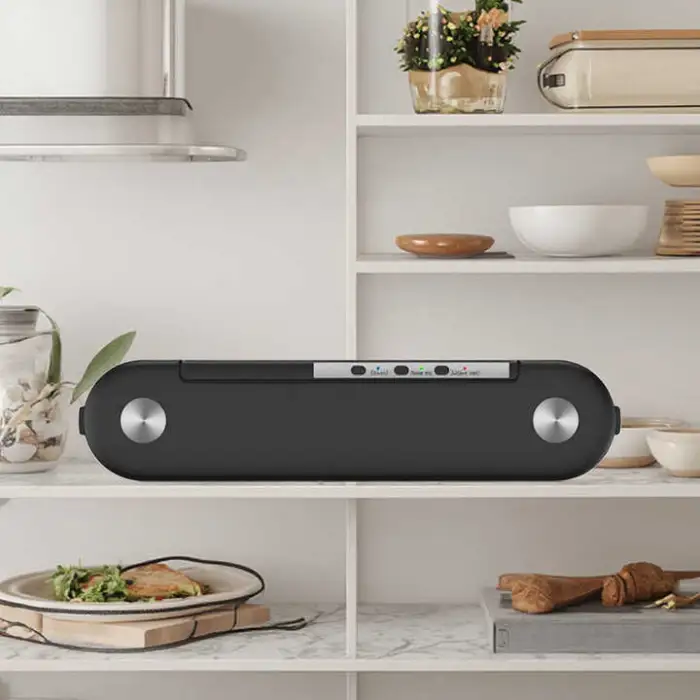 Kitchen Automatic Vacuum Sealing Machine Handheld Fresh Food Saver   Vacuum Sealer Power Made Plastic