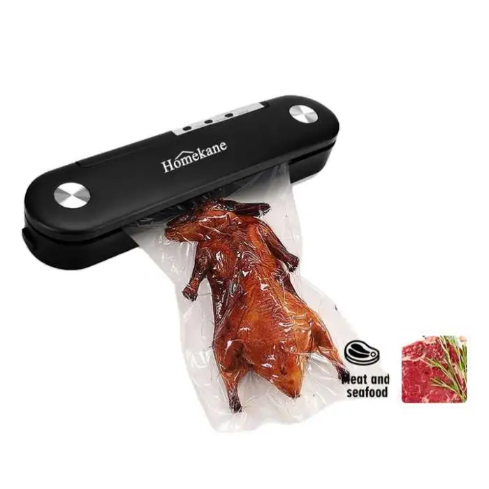 Kitchen Automatic Vacuum Sealing Machine Handheld Fresh Food Saver   Vacuum Sealer Power Made Plastic