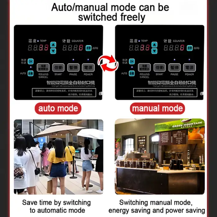 Cup Sealing Machine 90 95mm Durable Cup Sealing Machine Automatic Sealing Machine