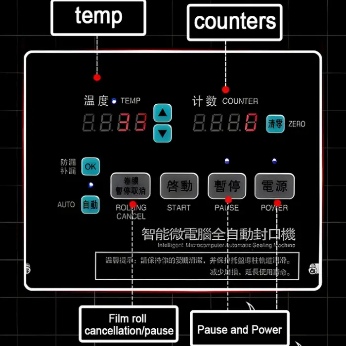 Cup Sealing Machine 90 95mm Durable Cup Sealing Machine Automatic Sealing Machine