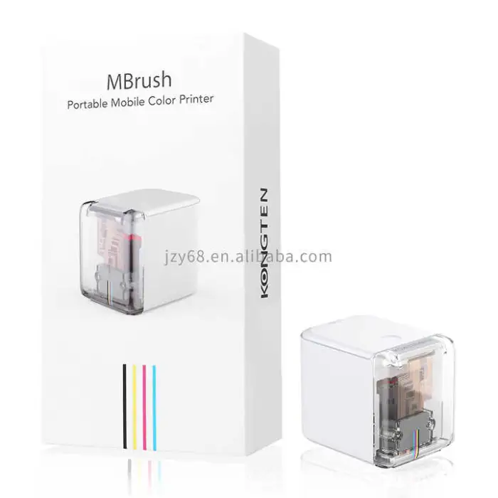 Mini Smart Inkjet Portable Wifi Usb Mobile Printer T Shirts Logo Custom Printing Color Handheld Inkjet Printers
