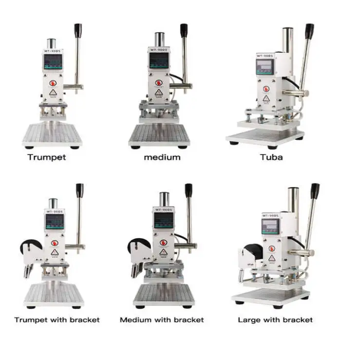 Digital Foil Stamping Machine Leather Embossing Bronzing Tool Wood Pvc Paper Diy Press