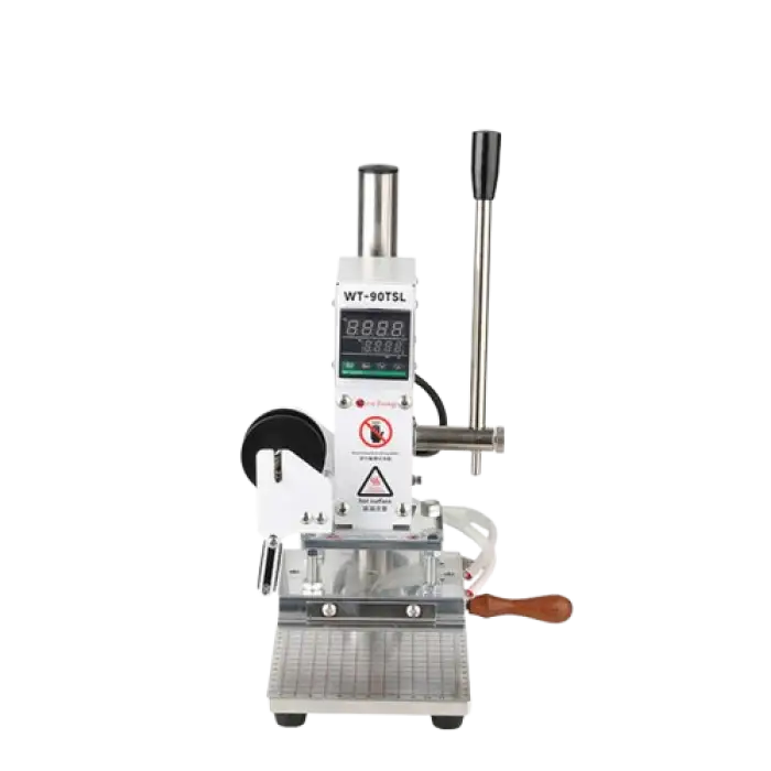 10*13CM Manual  Stamping Machine Both for LOGO and Letters Stamping  Stamping Machine Leather Paper Wood PVC Card Marking