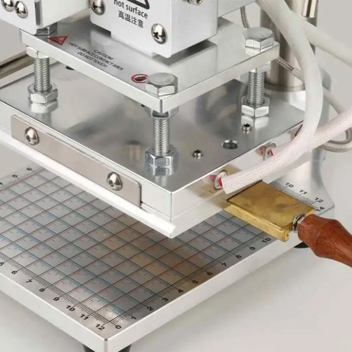 Digital  Foil Stamping Machine Gold Silver Foil Manual Digital Leather Logo Embossed Gold Stamping Printing Machine