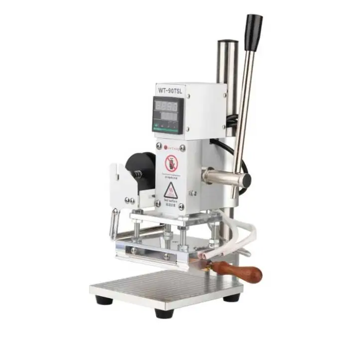 Digital  Foil Stamping Machine Gold Silver Foil Manual Digital Leather Logo Embossed Gold Stamping Printing Machine