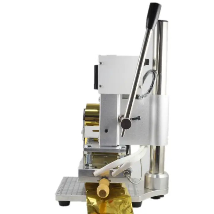 Dual-use Paper Leather Wood Plastic Custom logo Multi Functional Manual  Stamping Gold Foil Machine  for Embossing