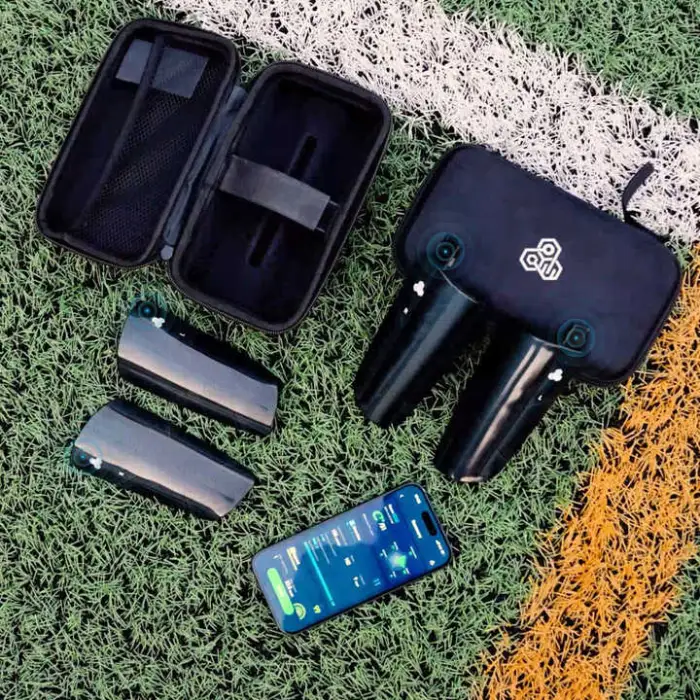 Smart Soccer Shin Guards Football Speed Training Equipment with AI Data Tracking