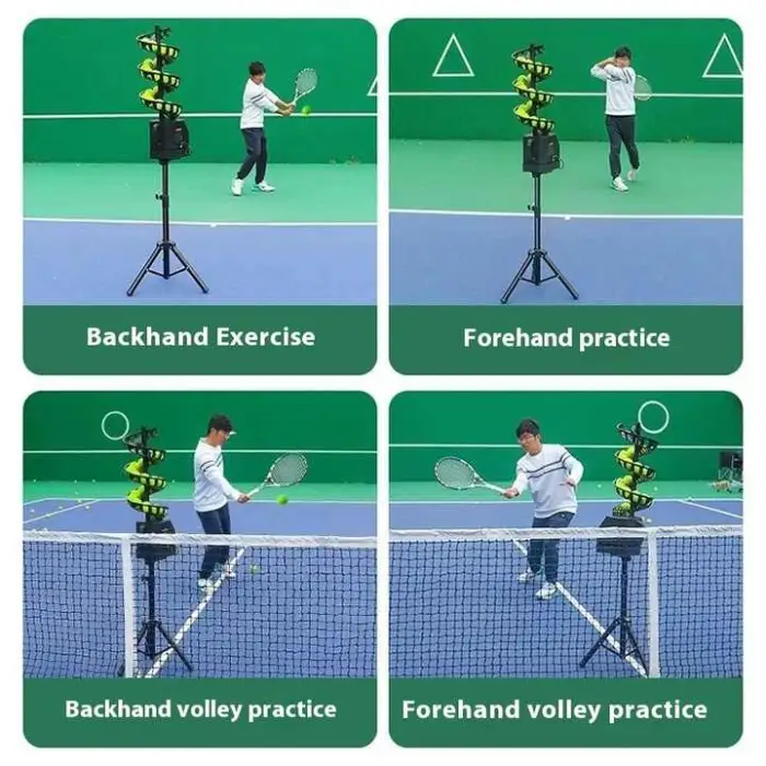 Professional Tennis Training Equipment with Luspeed Smart Tennis Ball Machine