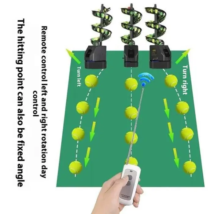 Professional Tennis Training Equipment with Luspeed Smart Tennis Ball Machine