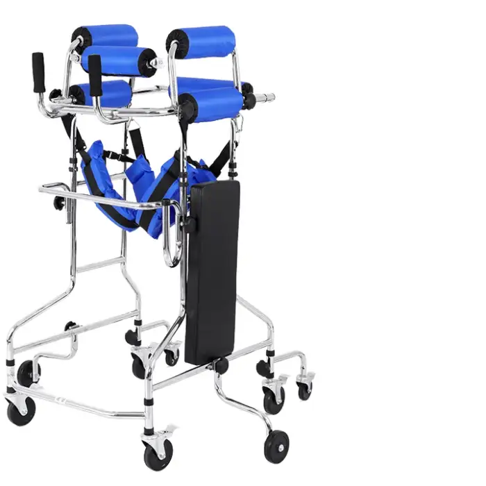 Rehabilitation Equipment Electric Tilt Stand up Training Walker Lower Limb Physiotherapy for Elderly Hemiplegia With Handbrake
