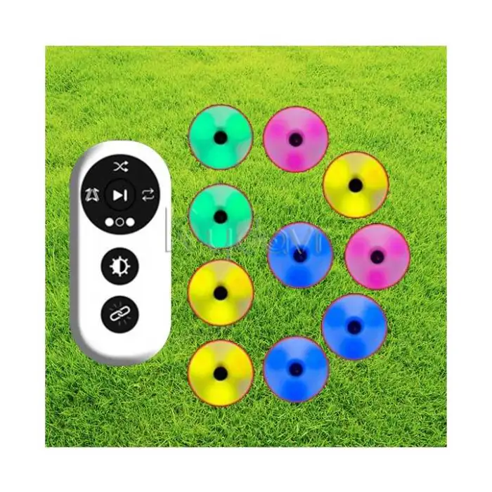 Blazepod Volleyball Basketball Football Reaction Training Push Bottom Light Sports Speed and Agility Training Equipment Bungee