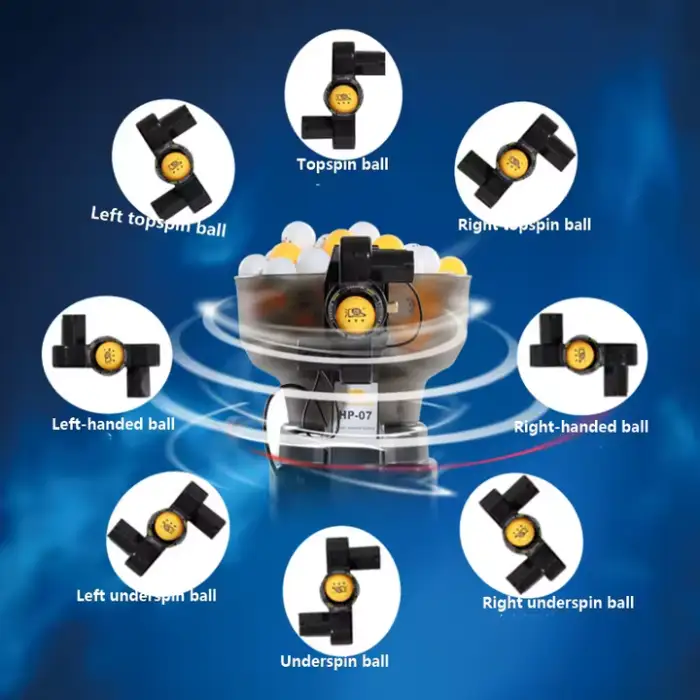 HP-07 Table Tennis Ball Training Machine Pingpong Robot Professional Table Tennis Robot With Tennis Net