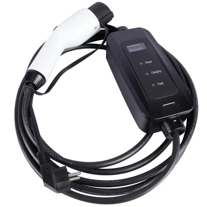 1772 Mode2 3.7v Portable 16A/32A EV Electric Car Charger for Electric Vehicle