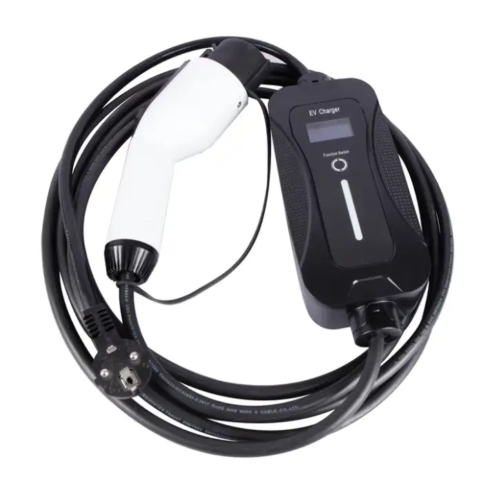 1772 Mode2 3.7v Portable 16A/32A EV Electric Car Charger for Electric Vehicle