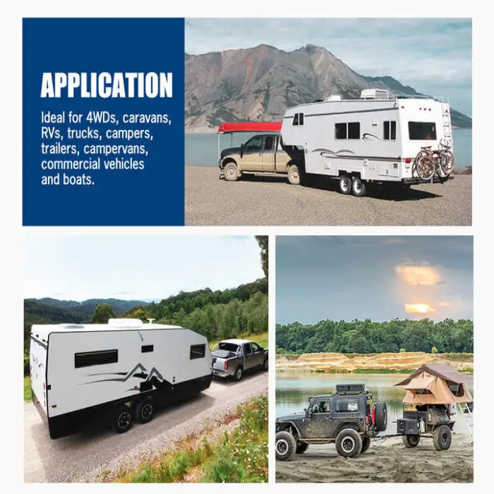 ATEM POWER 12V 25A 40A 60A Dual Battery System Smart DC to DC Battery Charger With Solar MPPT for Car