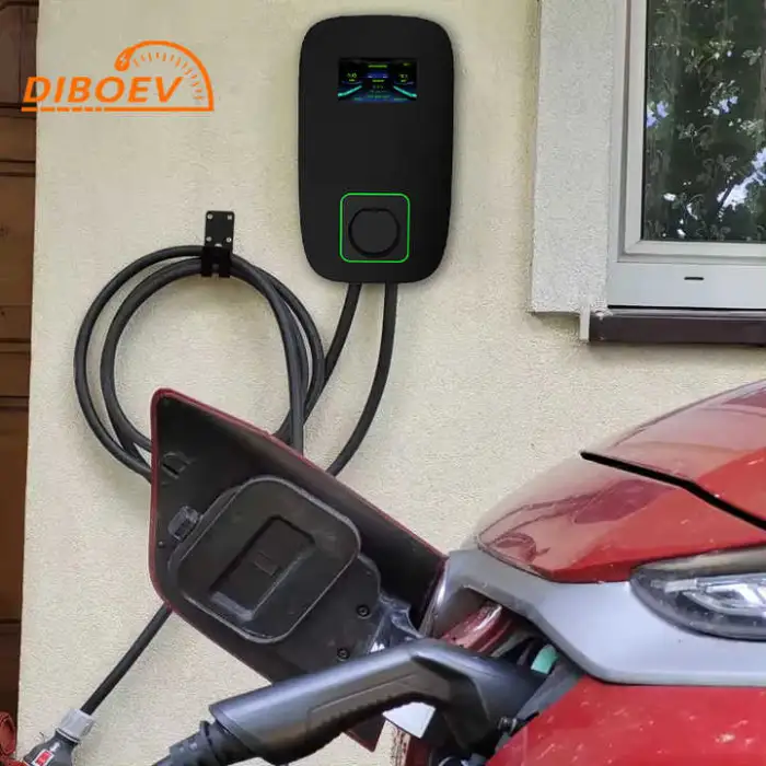 DIBOEV Type1 Type2 GB/T 7-22KW EV Charging Station Wallbox 1/3 Phase Level3 32A OCPP APP 4G AC Electric Car Charger EV Charger