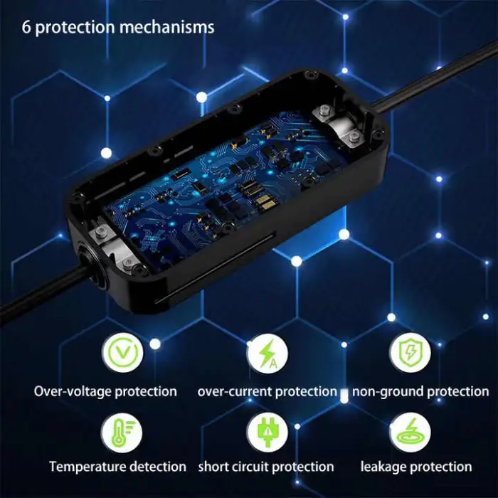 EV Electric Car Charger for 32a Type2 Electric Vehicle Charging Portable 16-32A GBT Charger