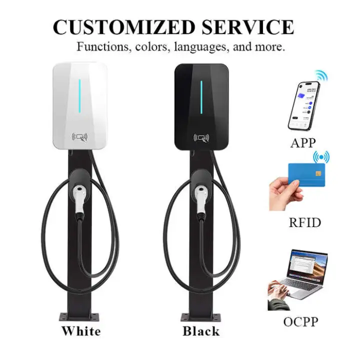 Car Mobile Dc Fast 11 Kw Type 6 Charging Gun Ev Charger 40A "Gbt" Nema