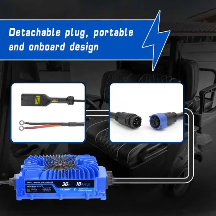 Outdoor Sport Smart Fast Blue Golf Cart Lithium/Lead-acid Battery Ezgo Charger Cart Charger Club Car Charger 48v36v