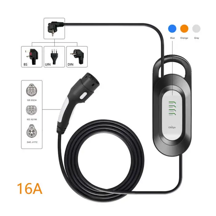 Car Battery Charger Charging Station Type 2 Electric Vehicle Portable EV Charger