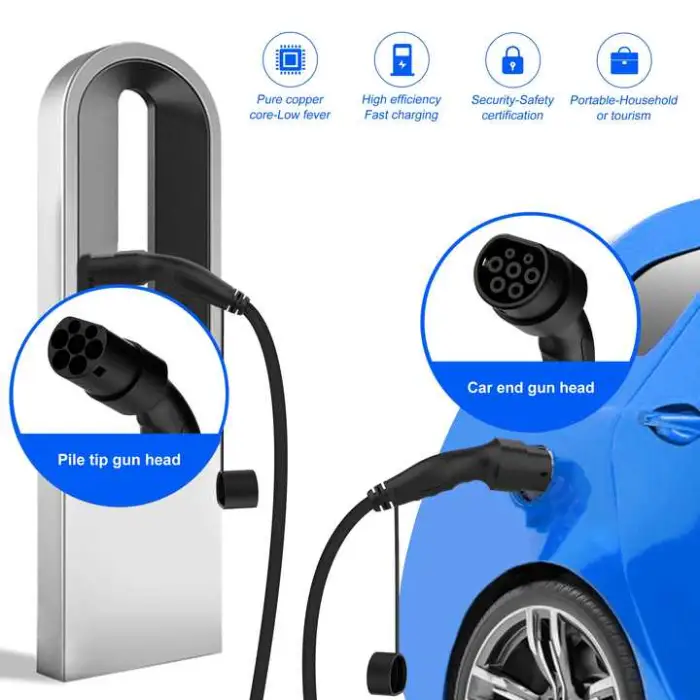 Sinotek 22KW Portable EV Charger 22 KW Electric Car Cable EV Charger for Electric Car