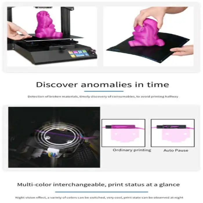 Desktop FDM Large 3D Printer Full Kit 3D Printer Machine for Beginners 3D Printer