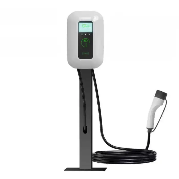Fast Level 2 Electric Car Charger with 5m Cable Electric Car Charging Station 7kW Type 2 16A