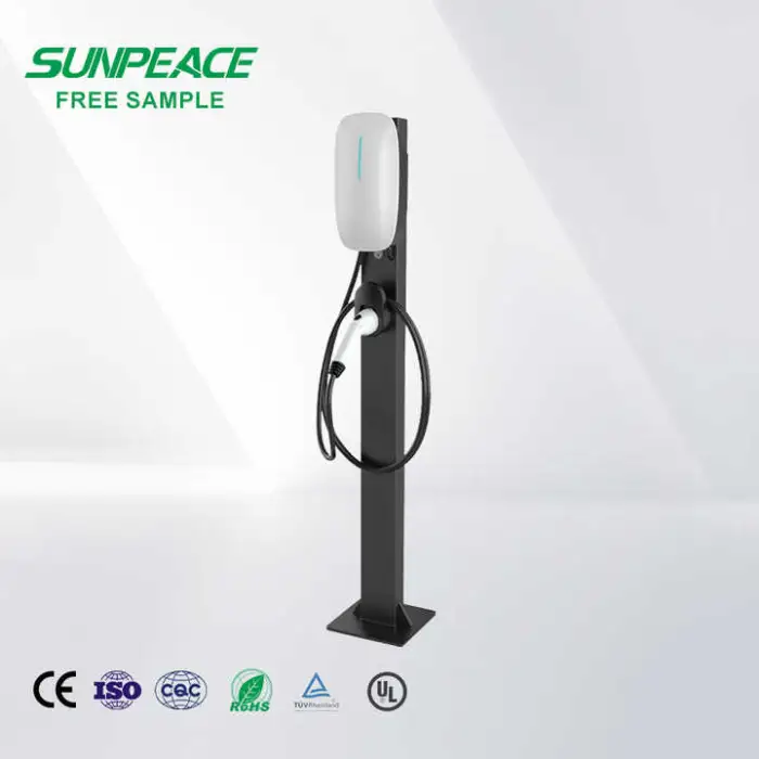 Fast Charging Pile 7kw EV Car Charger Station 32A Wall Mounted EV Charger with Load Balancing