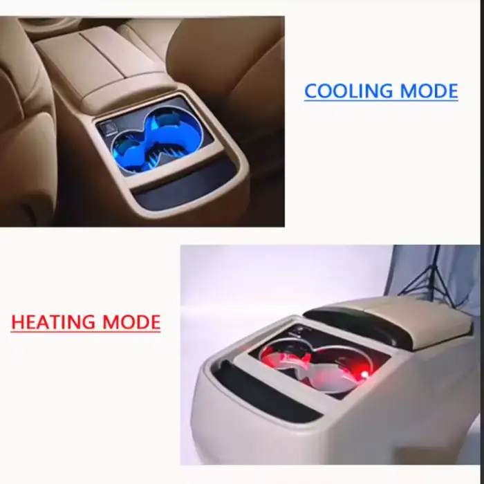Multifunctional Armrest Box  and Cold Cup Holder Car Cup Holder Cooling and Heating Car Cup Holder for Vitovclass