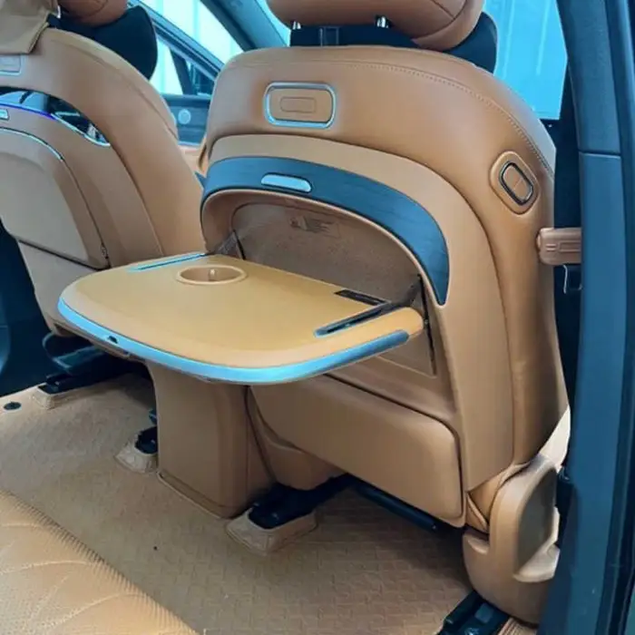 Luxury Van Electric Table Organizer With Holder Tray Table Car Back Seat Folding Table