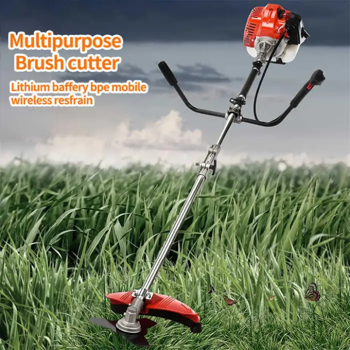 Big Power 31Cc Backpack Side Mounted Mower Grass Cutter Multipurpose for Garden and Agricultural