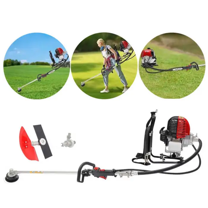 Big Power 31Cc Backpack Side Mounted Mower Grass Cutter Multipurpose for Garden and Agricultural