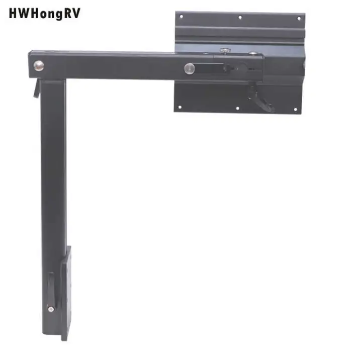 HWHongRV Premium Aluminum Alloy Upgrade RV Table Leg Bracket High Interior RV Folding Table Top with Swivels 360 Degrees