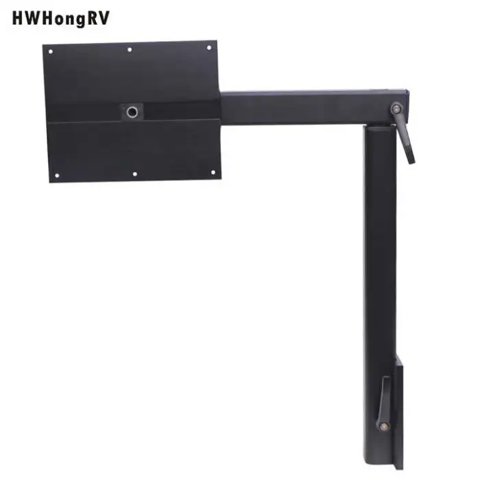 HWHongRV Premium Aluminum Alloy Upgrade RV Table Leg Bracket High Interior RV Folding Table Top with Swivels 360 Degrees