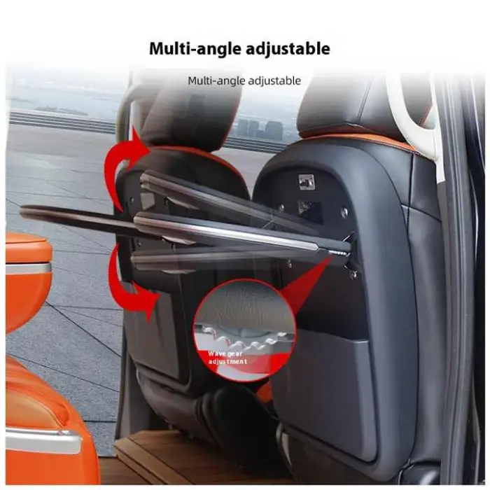 Luxury Car-mounted Folding Small Table for KIA Carnival Metal and ABS Interior Modification Accessories with 12v Voltage