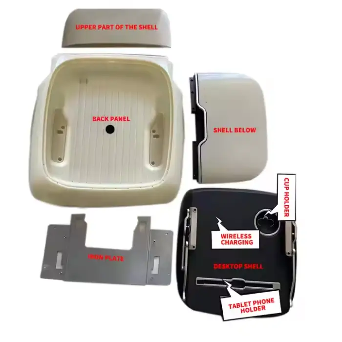 Car Interior Accessories Seat Back Table Car Folding Tables for Luxury MPV VAN V Class VITO W447 V250 GLS