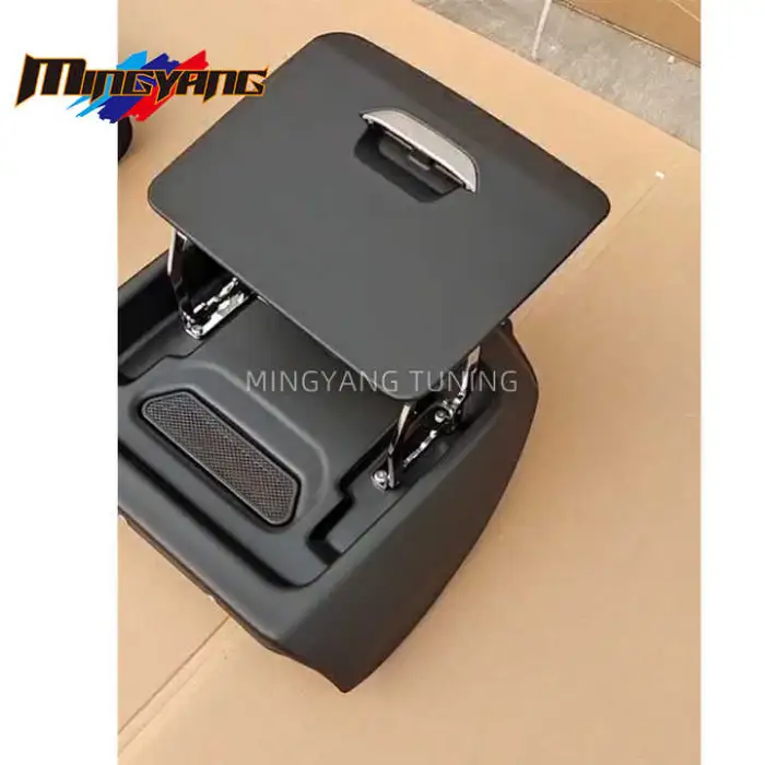 Car Seat Back Table Folded Manual Adjustable Tray Table With Footrest for Alphard 30ANH