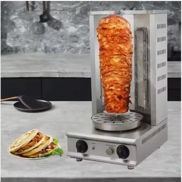 Commercial Chicken Kebab Machine Vertical Kebab Grill Electric Kebab Skewer Machine Grill Meat Shawarma Machine