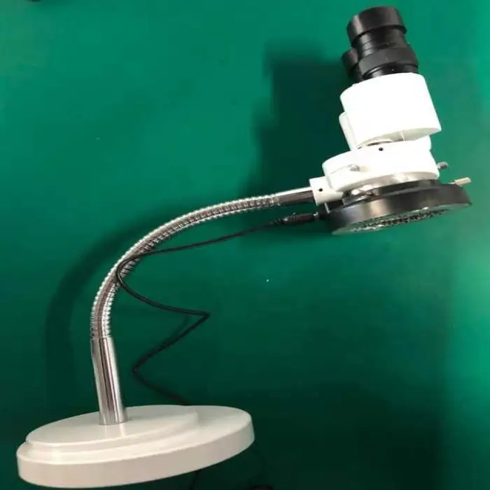 Dental Equipment Lab Microscope 8x 10x 20x with Lamp