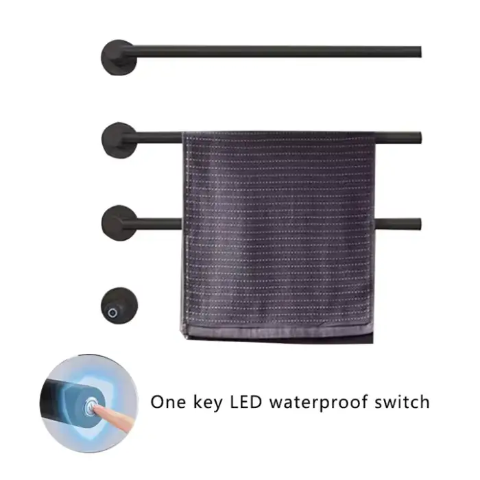 Bathroom Electric Heated Towel Racks Wall Mounted Electric Towel Warmer Electric Towel Warmers