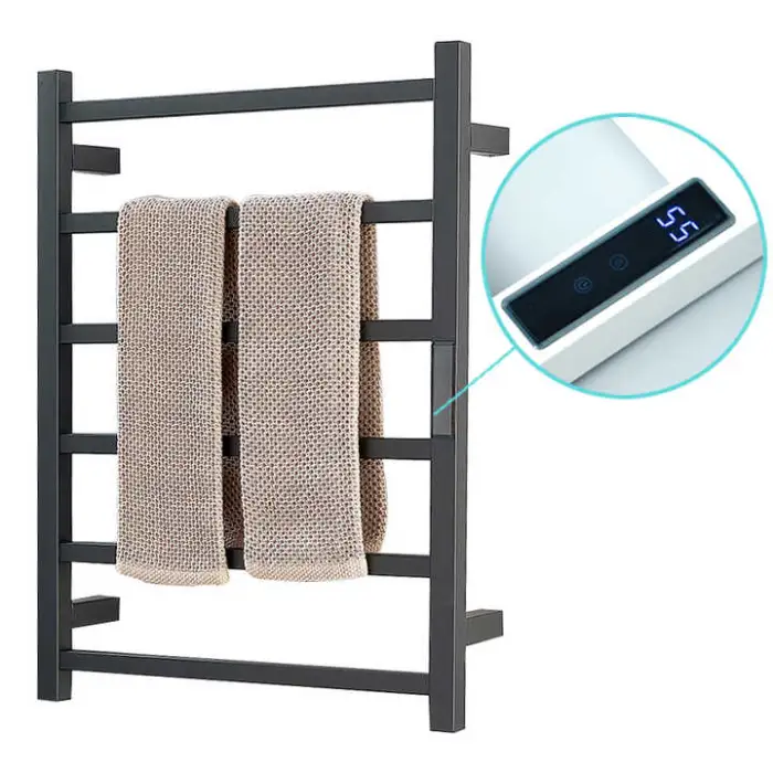 Heated Rail Towel Rack Wall Mounted Towel Dryer