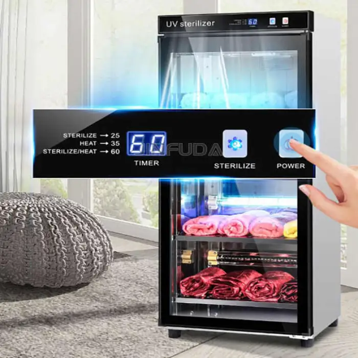 Ozone Towel Steamer Cabinet 78L Electric Uv Disinfecting Cabinets  Towel Warmer Cabinet Box